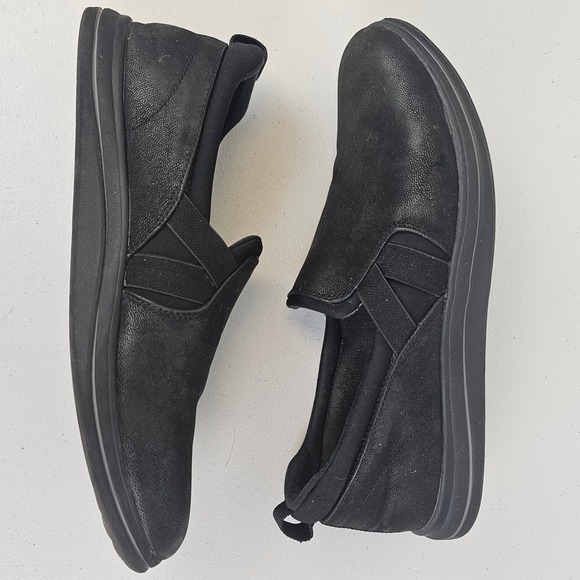 Clarks Womens 8M Black Slip On Shoes‎ Cloud Stepper Work Walking Casual Comfort - Picture 12 of 16